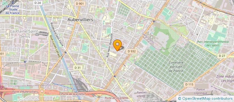 localisation de l'entreprise BATIAUBER à AUBERVILLIERS