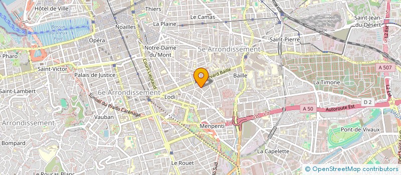localisation de l'entreprise BATIBAT à MARSEILLE