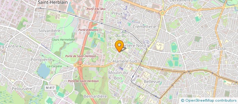 localisation de l'entreprise BATIBAT à SAINT-HERBLAIN