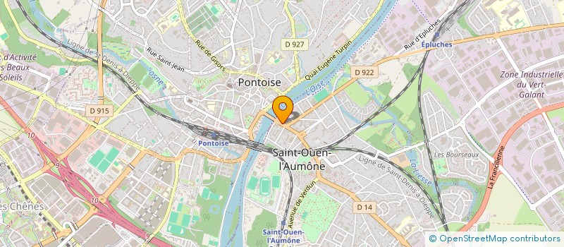 localisation de l'entreprise BATIBAY à SAINT-OUEN-L'AUMONE