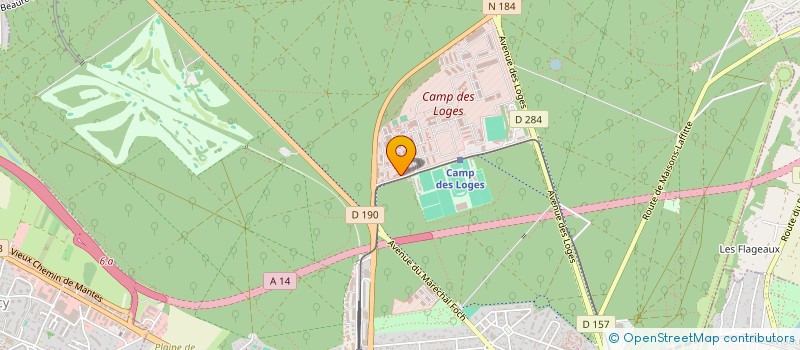localisation de l'entreprise BATIBEL à SAINT-GERMAIN-EN-LAYE