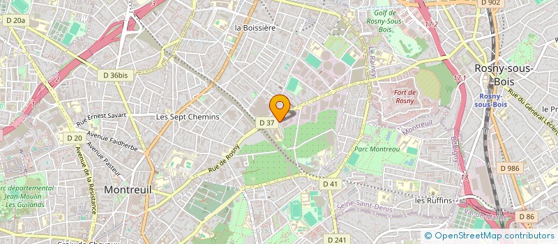 localisation de l'entreprise BATIBELLE 25 à MONTREUIL