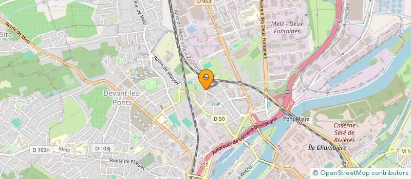 localisation de l'entreprise BATIBIEN à METZ