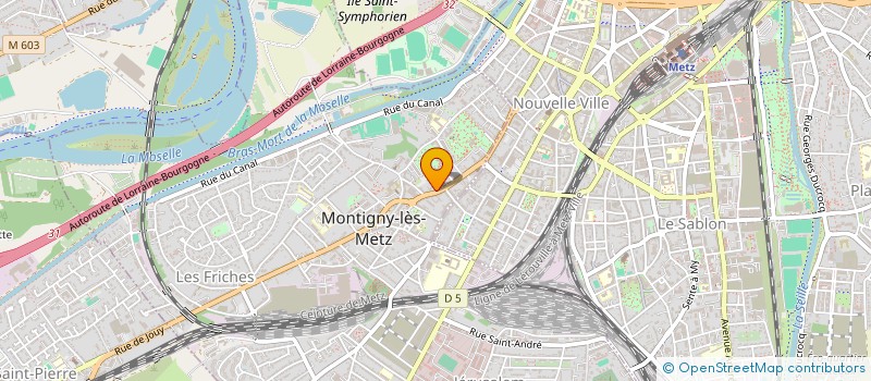 localisation de l'entreprise BATIBIO à MONTIGNY-LES-METZ