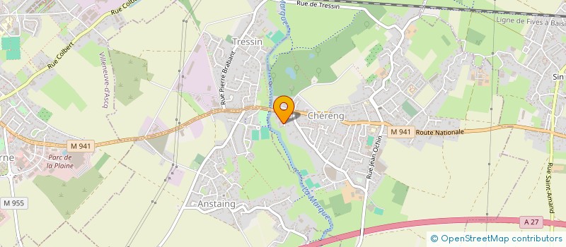 localisation de l'entreprise BATIBIO BETHUNE 1  CHERENG