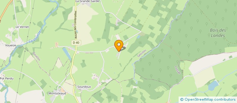 localisation de l'entreprise BATIBOIS 23 à GOUZON