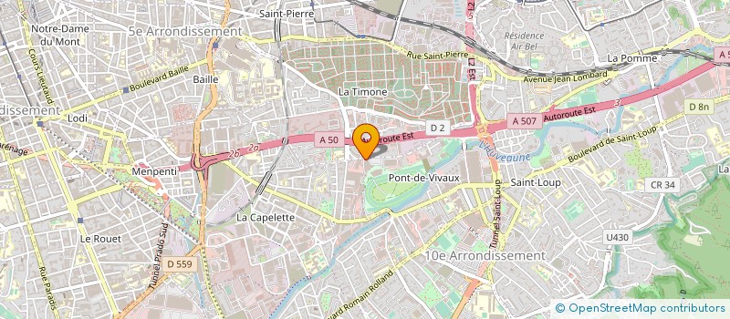 localisation de l'entreprise BATIBOIS à MARSEILLE