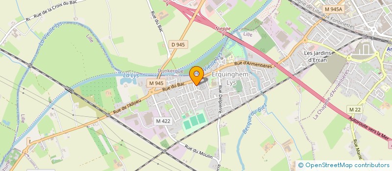 localisation de l'entreprise BATIBOIS CONSTRUCTIONS  ERQUINGHEM-LYS