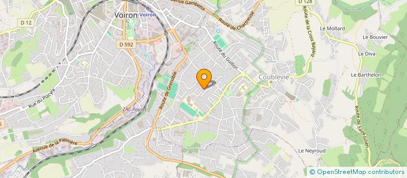 localisation de l'entreprise BATIBOISCONSTRUCTION à COUBLEVIE