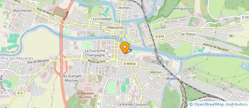 localisation de l'entreprise BATIBOS  CHARLEVILLE-MEZIERES