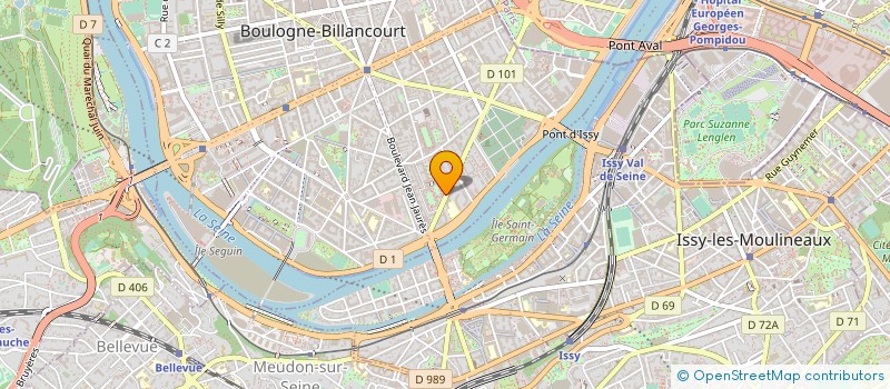 localisation de l'entreprise BATIBOUL à BOULOGNE-BILLANCOURT