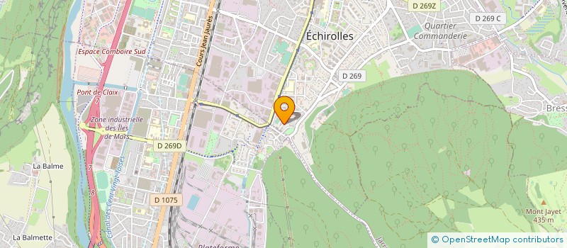 localisation de l'entreprise BATIC SPS à ECHIROLLES