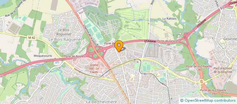 localisation de l'entreprise BATICAN à NANTES