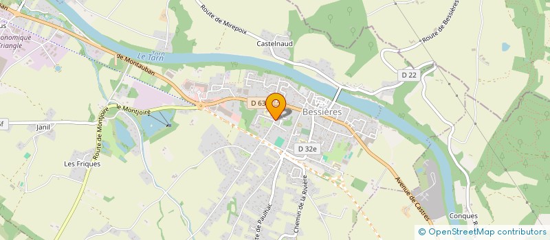 localisation de l'entreprise BATICAP  BESSIERES