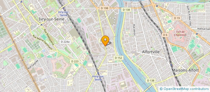 localisation de l'entreprise BATICAP MULTISERVICES à VITRY-SUR-SEINE