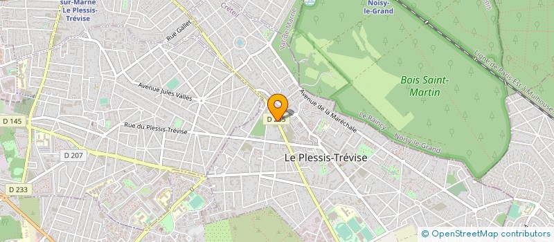 localisation de l'entreprise BATICARDI  LE PLESSIS-TREVISE