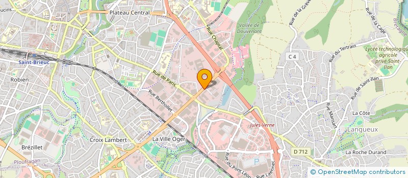 localisation de l'entreprise BATICARMOR à SAINT-BRIEUC
