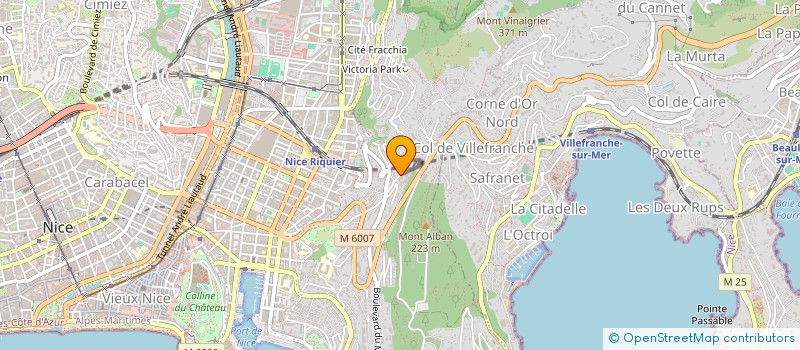 localisation de l'entreprise BATICARO à NICE