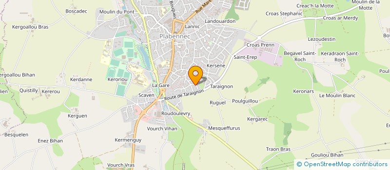 localisation de l'entreprise BATICASA à PLABENNEC