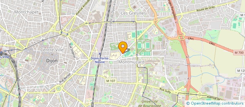 localisation de l'entreprise BATICAT à DIJON