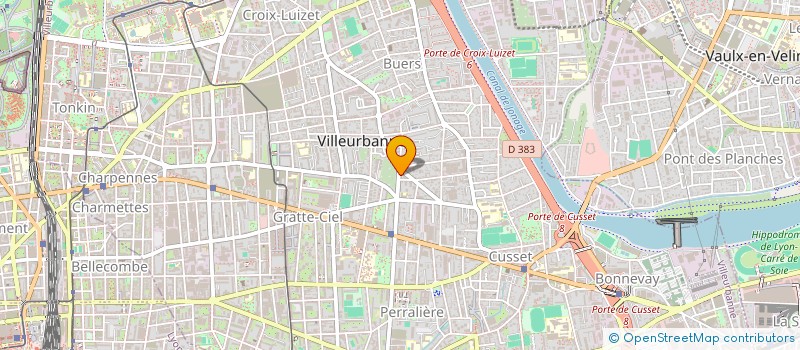localisation de l'entreprise BATICEO  VILLEURBANNE