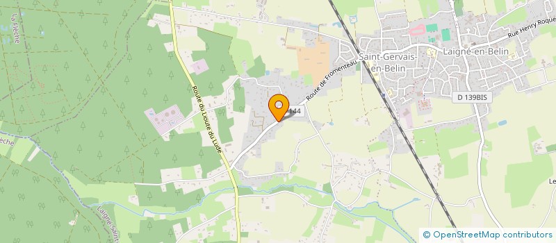 localisation de l'entreprise BATICERAME  SAINT-GERVAIS-EN-BELIN