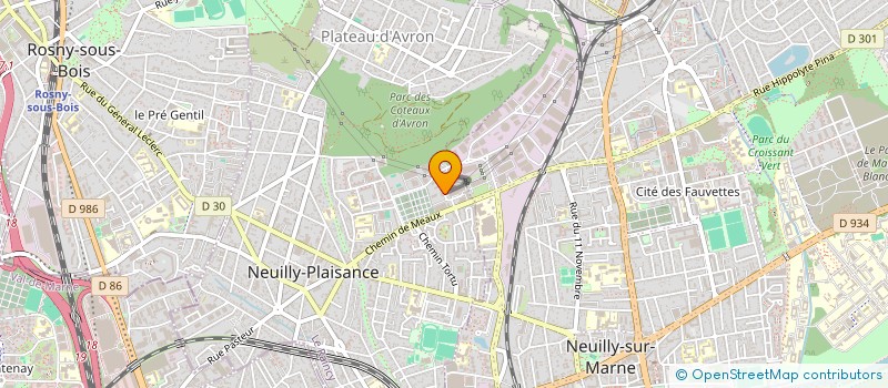 localisation de l'entreprise BATICIBLE à NEUILLY-PLAISANCE