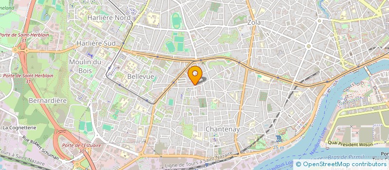 localisation de l'entreprise BATICLINS OUEST à NANTES