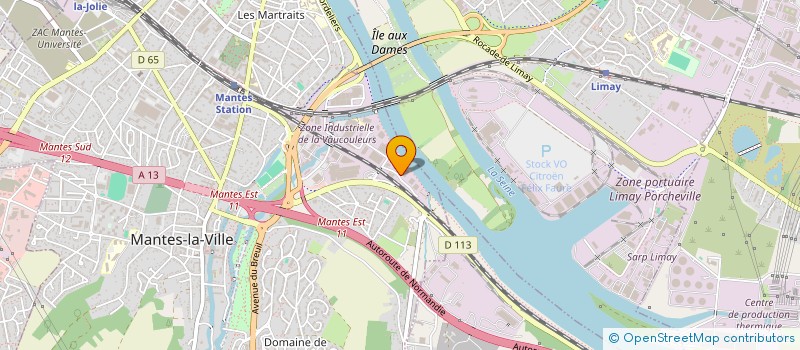 localisation de l'entreprise BATICLOREN à MANTES-LA-VILLE