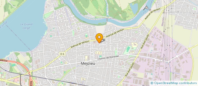 localisation de l'entreprise BATICN  MEYZIEU