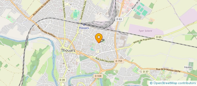 localisation de l'entreprise BATICO GROUP SERVICES  THOUARS