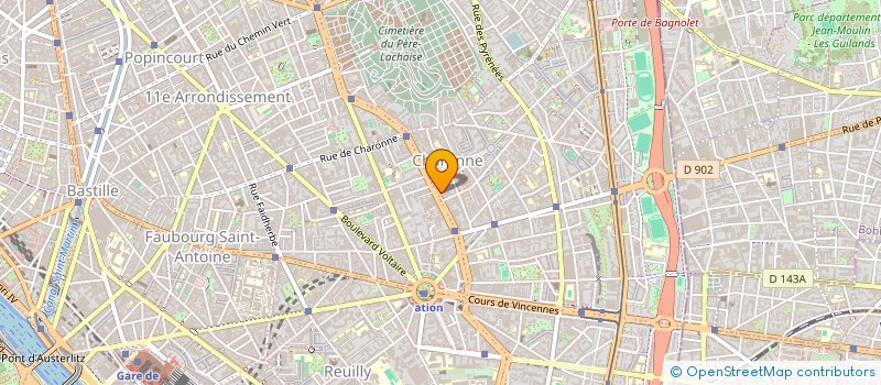 localisation de l'entreprise BATICO.INT SARL  PARIS