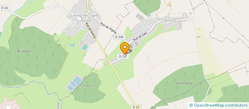 localisation de l'entreprise BATICOLOR 360  LANING