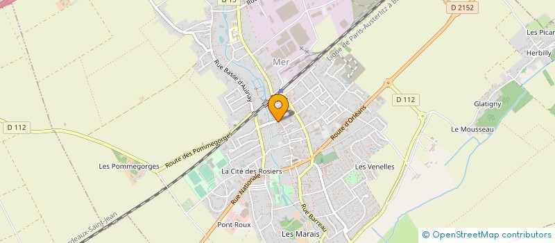 localisation de l'entreprise BATICOLOR 41  MER