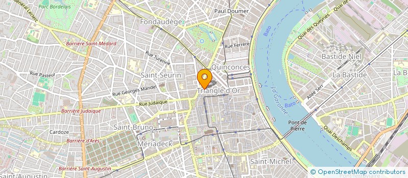 localisation de l'entreprise BATICOLOR à BORDEAUX