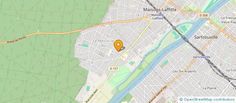 localisation de l'entreprise BATICOLOR  LE MESNIL-LE-ROI