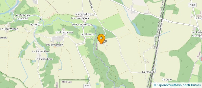 localisation de l'entreprise BATICOM9  MONTS