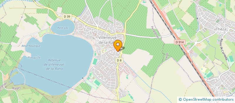 localisation de l'entreprise BATICONCEPT 66 à VILLENEUVE-DE-LA-RAHO