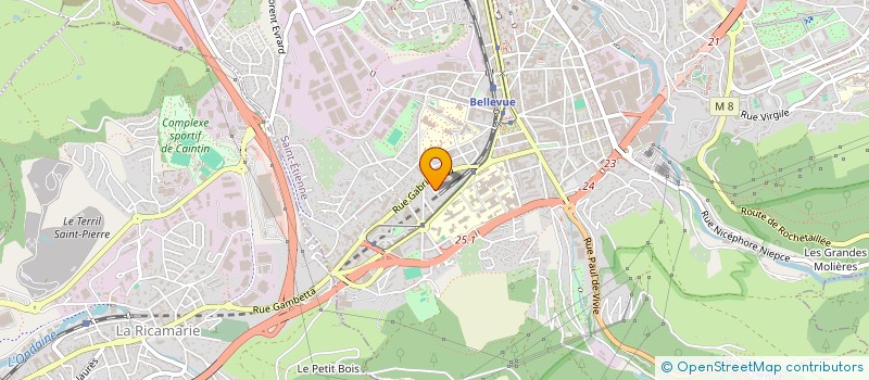 localisation de l'entreprise BATICONCEPT  SAINT-ETIENNE