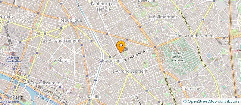 localisation de l'entreprise BATICONFORM  PARIS