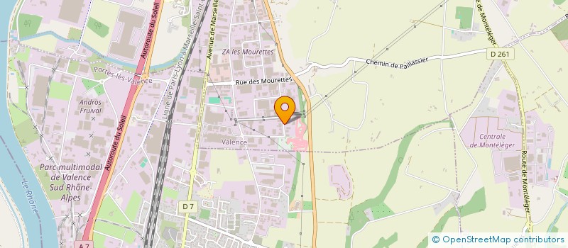 localisation de l'entreprise BATICONFORM PRODUCTION  VALENCE