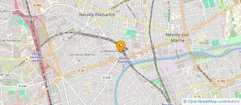 localisation de l'entreprise BATICONFORT à NEUILLY-PLAISANCE