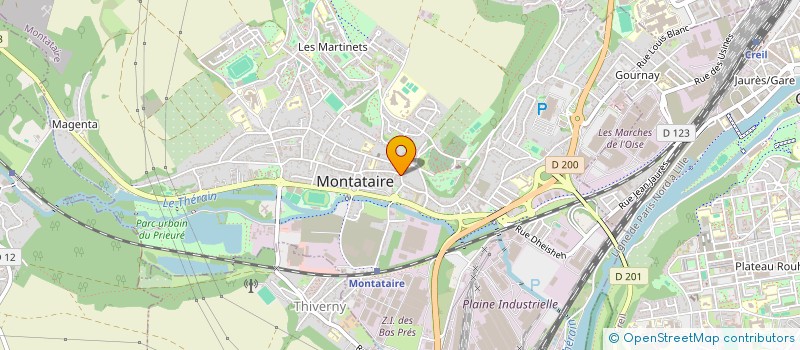 localisation de l'entreprise BATICONNECT à MONTATAIRE