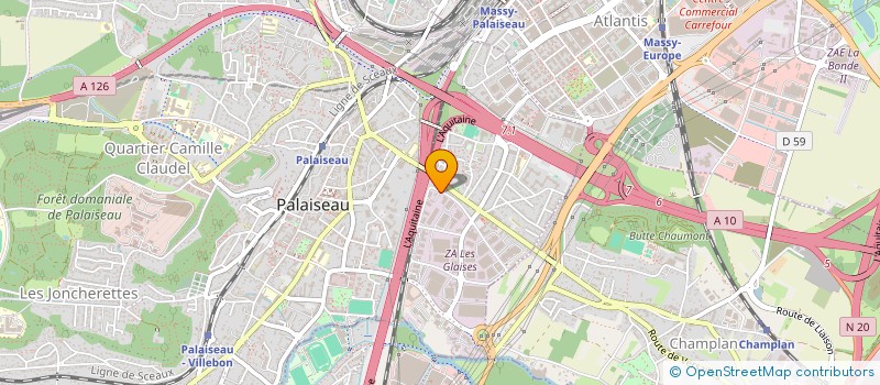 localisation de l'entreprise BATICONS  PALAISEAU