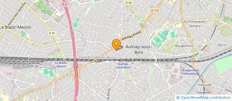 localisation de l'entreprise BATICONSULT à AULNAY-SOUS-BOIS