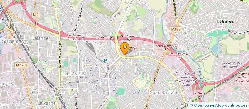 localisation de l'entreprise BATICOOP à TOULOUSE