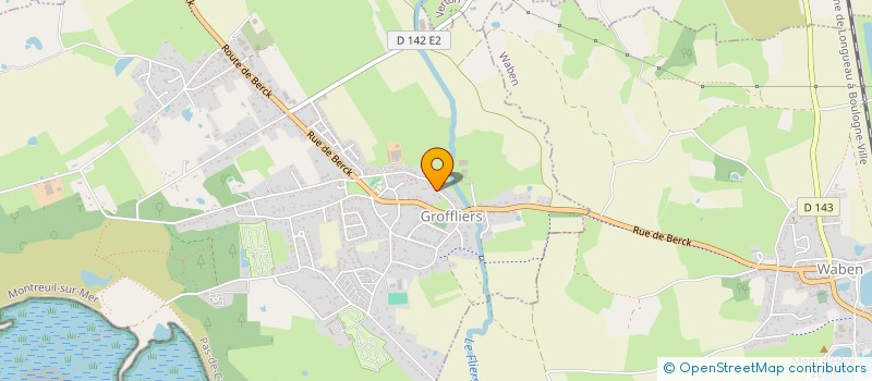 localisation de l'entreprise BATICOOP NORD  GROFFLIERS