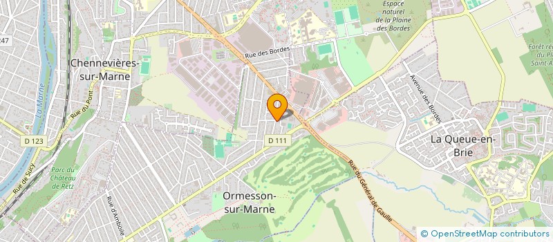 localisation de l'entreprise BATICOR FRANCISCO à ORMESSON-SUR-MARNE