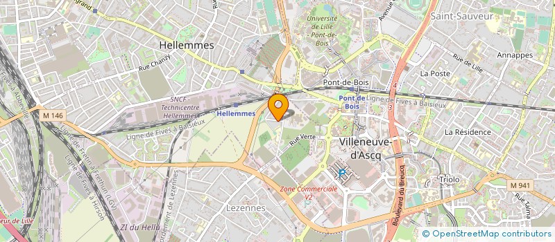 localisation de l'entreprise BATICORDE à LILLE