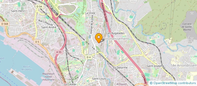 localisation de l'entreprise BATICORPS  MARSEILLE